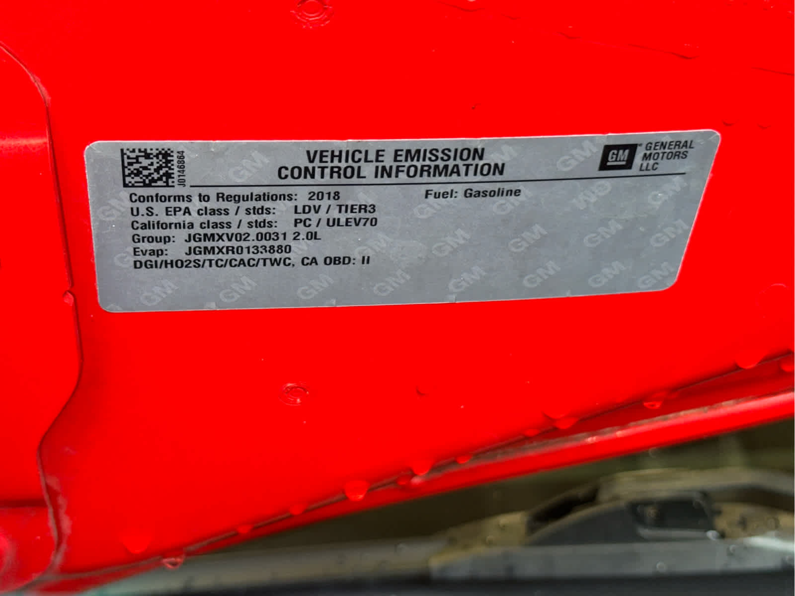 2018 Chevrolet Camaro 1LT