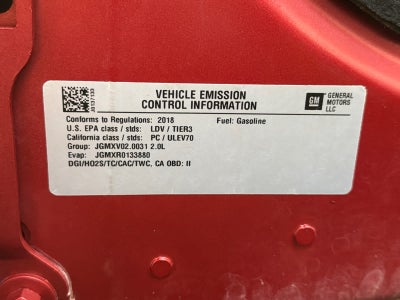 2018 Cadillac CTS RWD