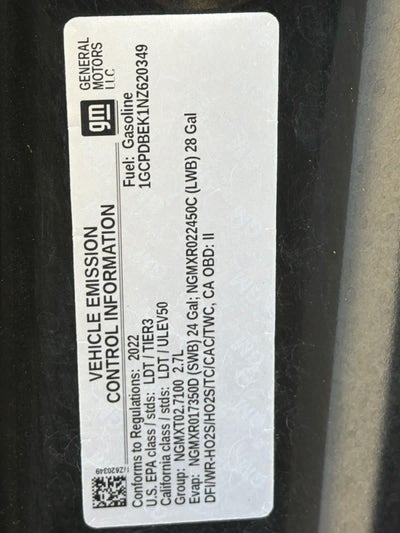 2022 Chevrolet Silverado 1500 Custom