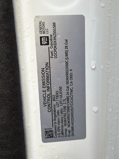 2022 Chevrolet Silverado 1500 LT (2FL)