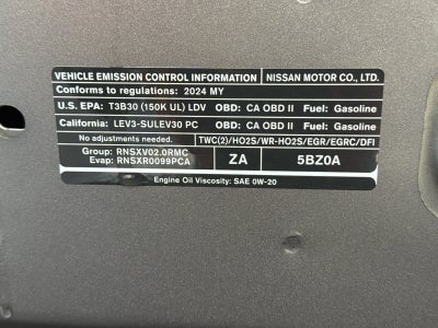 2024 Nissan Sentra SV