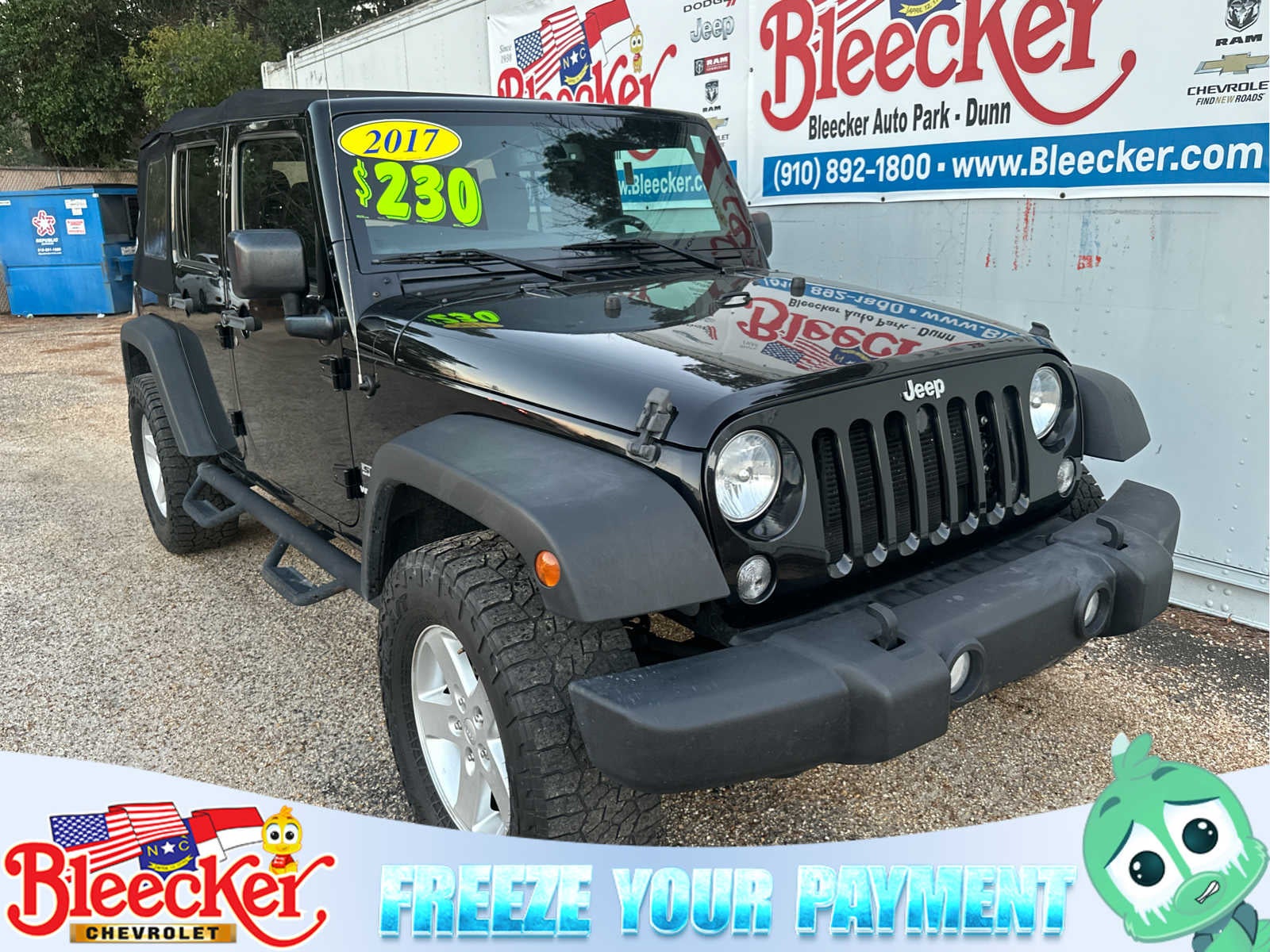 2017 Jeep Wrangler Unlimited Sport