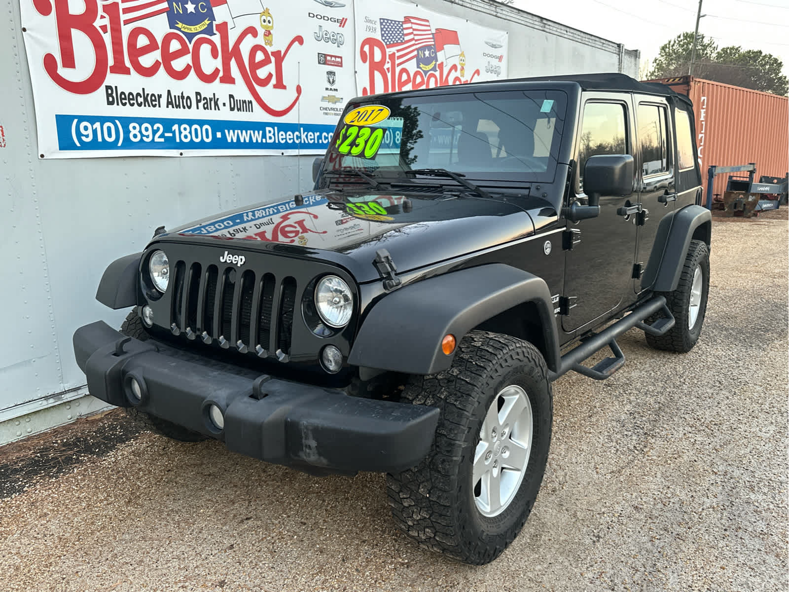 2017 Jeep Wrangler Unlimited Sport