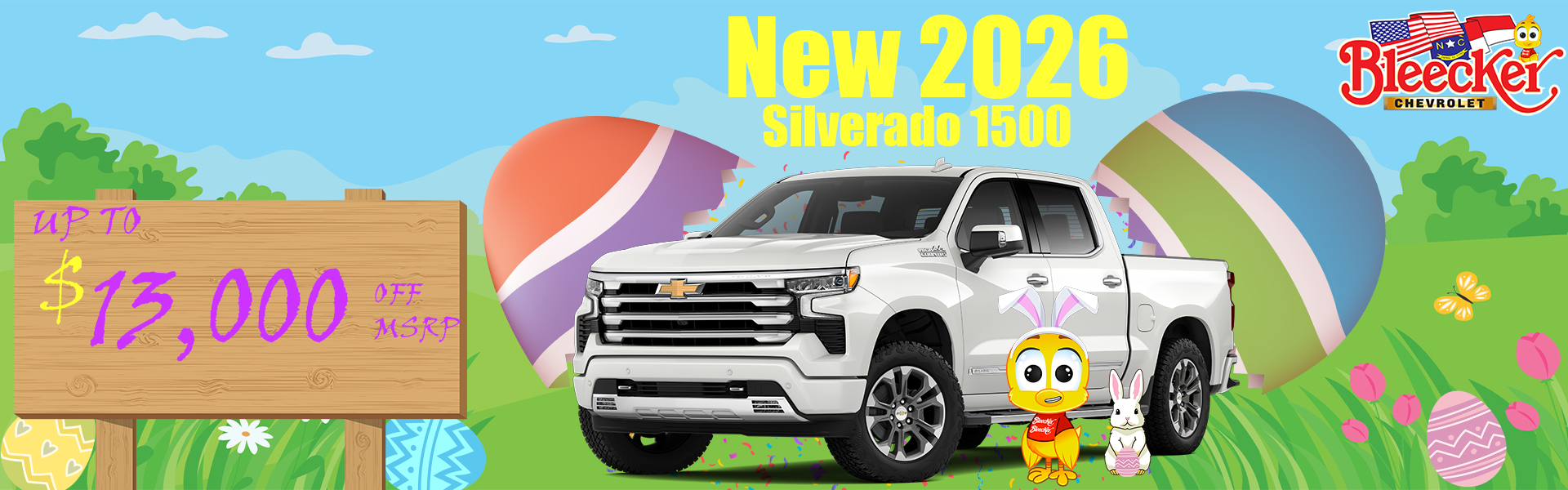 13000 off new Silverados 