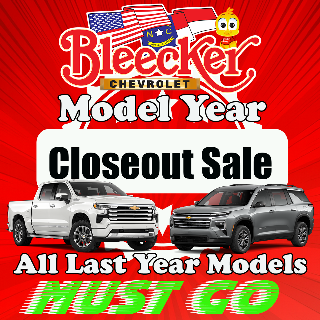 Model year Closeout sale- all last year models must go